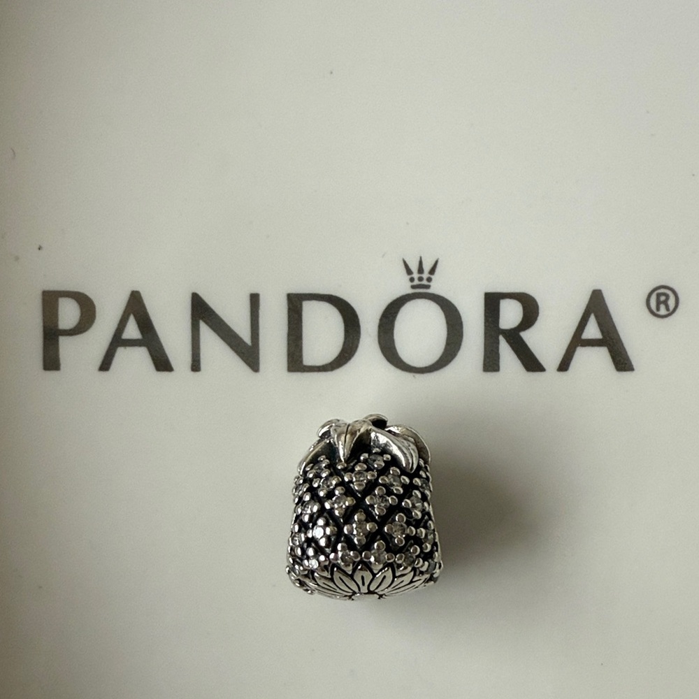 Pandora Silver Pineapple Charm - image 1